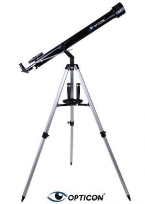 Teleskop Astronomiczny OPTICON PERCEPTOR EX + Duży Statyw + Płyta DVD + Mapy/Plakaty + Akcesoria.
