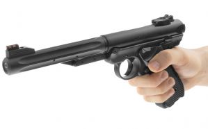 Pistolet Wiatrówka RUGER MARK IV HUNTER Na Śruty Diabolo 4,5mm / Sprężynowa (łamana lufa).