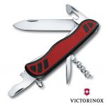 Duży Oryginalny Szwajcarski Scyzoryk Victorinox Nomad Red/Black (9-funkcyjny).