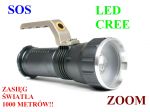 Profesjonalna Akumulatorowa Policyjna Latarka Szperacz (zasięg 1000m.!!) LED CREE + ZOOM + SOS... Profesjonalna Akumulatorowa Policyjna Latarka Szperacz (zasięg 1000m.!!) LED CREE + ZOOM + SOS...