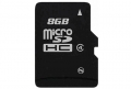 Mikro-Karta Zapisu Flash SD/HC 8GB + Adapter.
